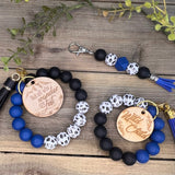 Blue Wilderness Wristlet