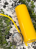 20oz skinny tumbler (yellow)
