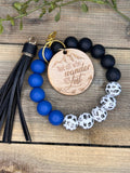 Blue Wilderness Wristlet