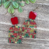 Christmas Sayings Earrings