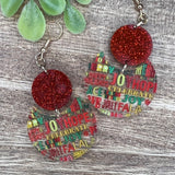 Christmas Sayings Earrings