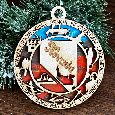 Nevada State Ornament