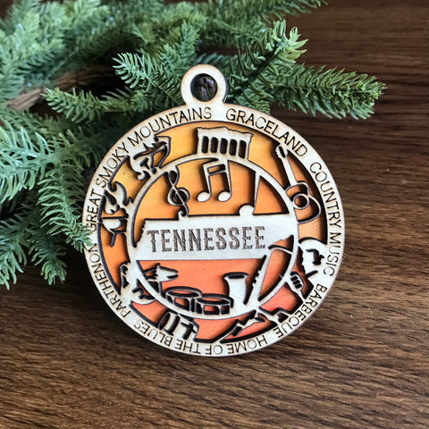 Tennessee State Ornament