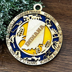 Indiana State Ornament