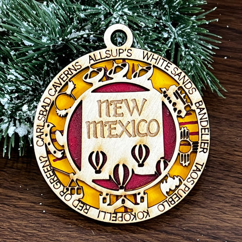 New Mexico State Ornament