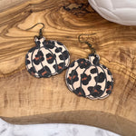 Leopard Pumpkin Earrings