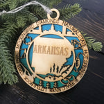 Arkansas State Ornament