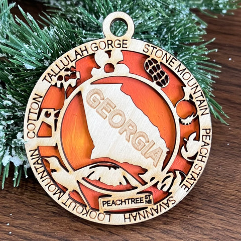 Georgia State Ornament