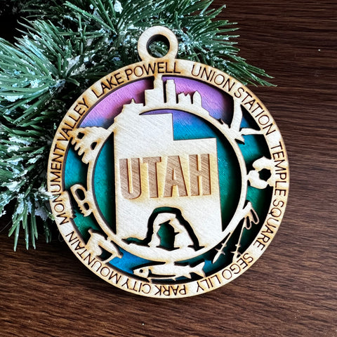 Utah State Ornament