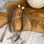 Emu Feather Earrings